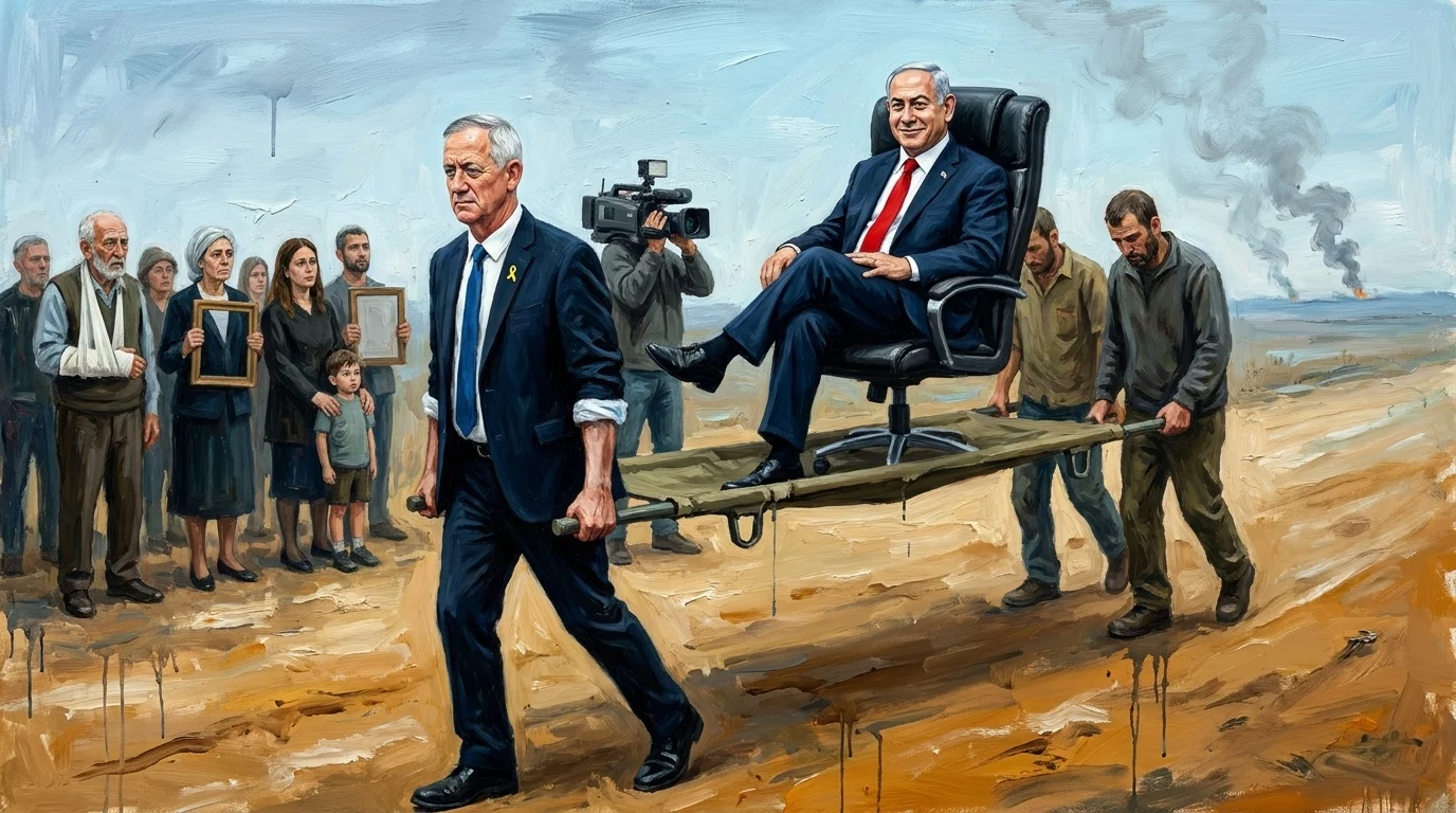 פרישת גנץ: החלק של גנץ, והחלק של נתניהו